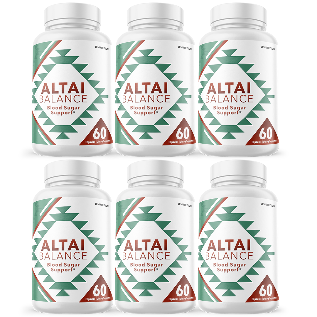 Altai Balance - Blood Sugar Support Dietary Supplement 60 Capsules (6 Pack)
